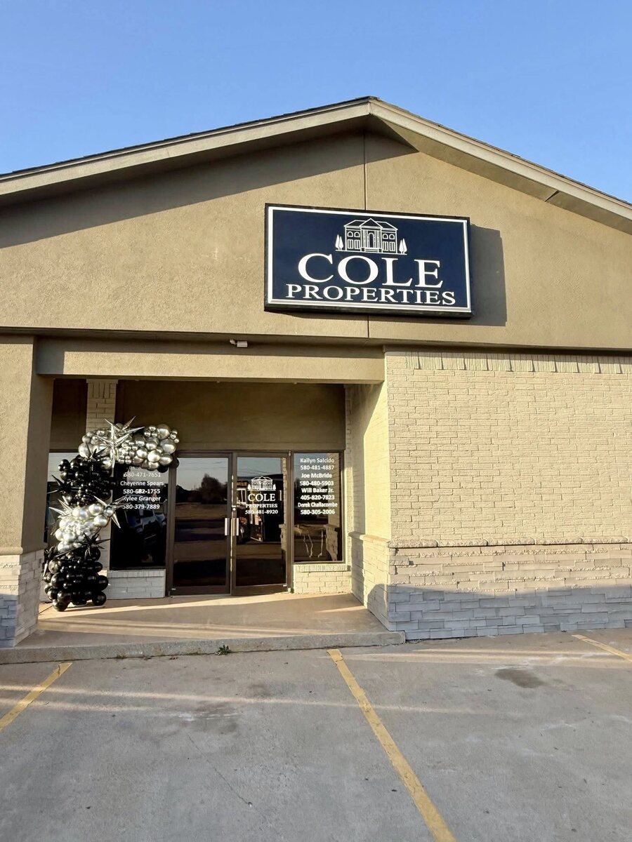 Cole Properties office at 417 E Tamarack Road in Altus, Oklahoma